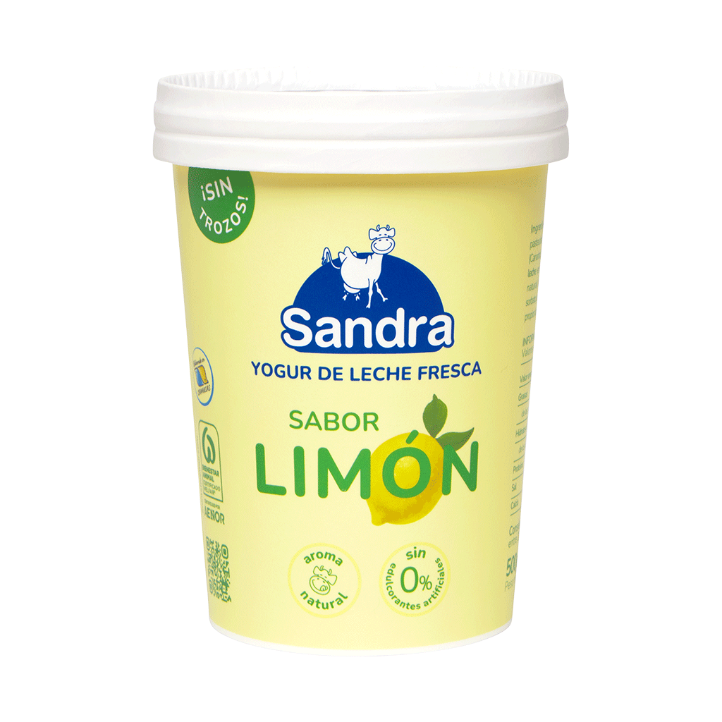 Yogur Sandra con Limón 500 gr.