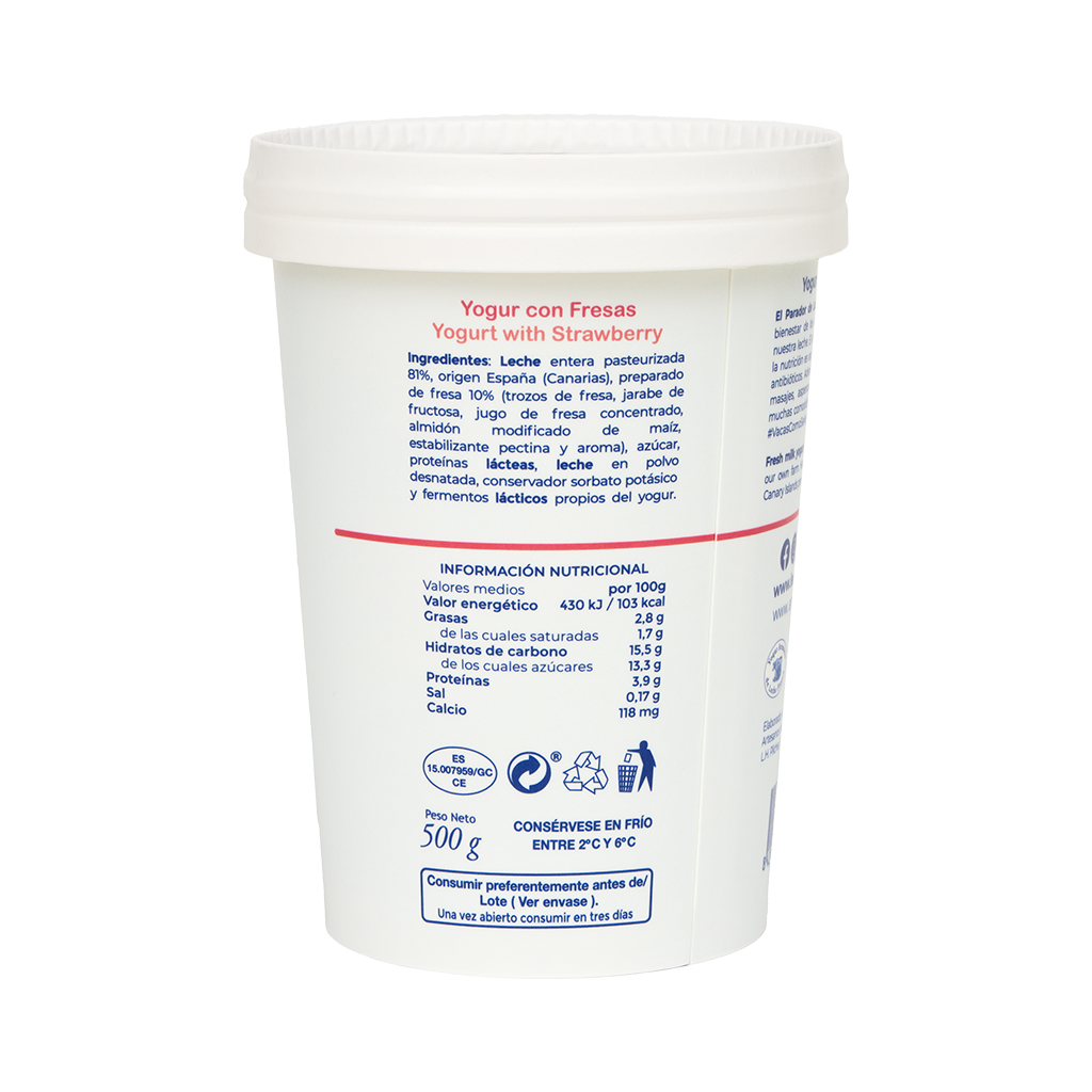 Yogur de Fresa 500g