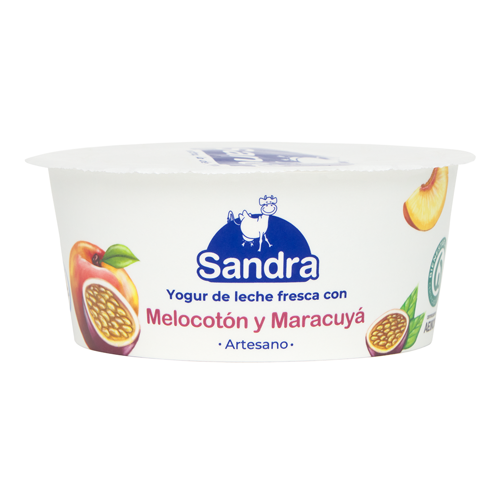 Pack Yogur de Melocotón y Maracuyá 125g (4 unidades)