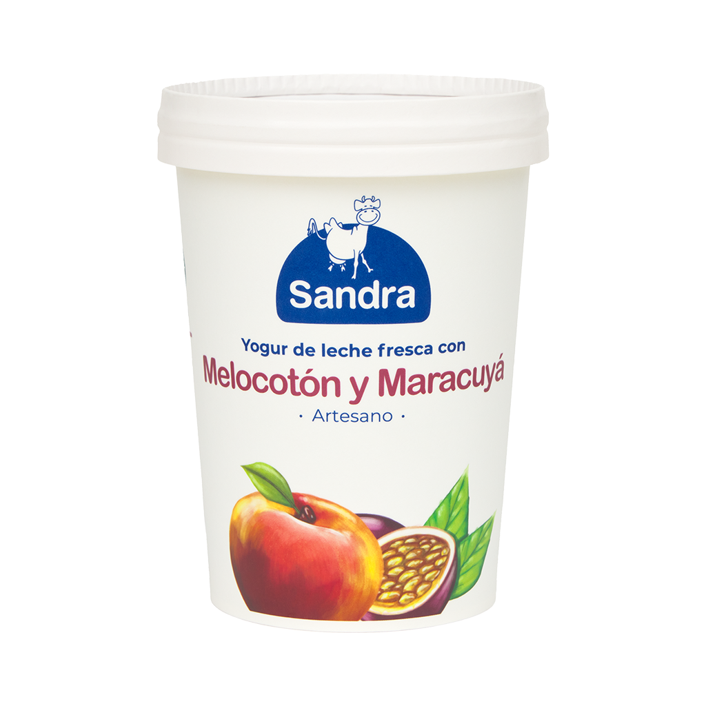 Yogur de Melocotón y Maracuyá 500g
