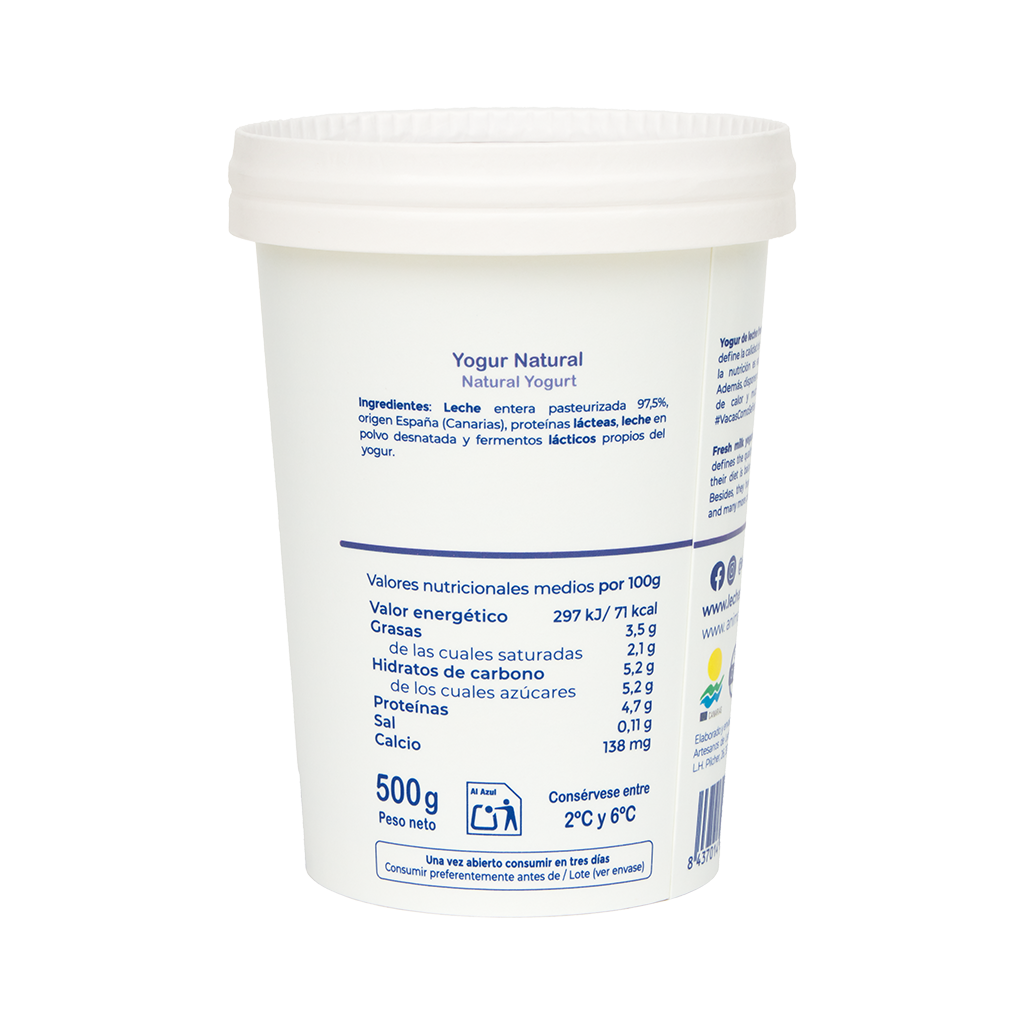 Yogur Natural 500g