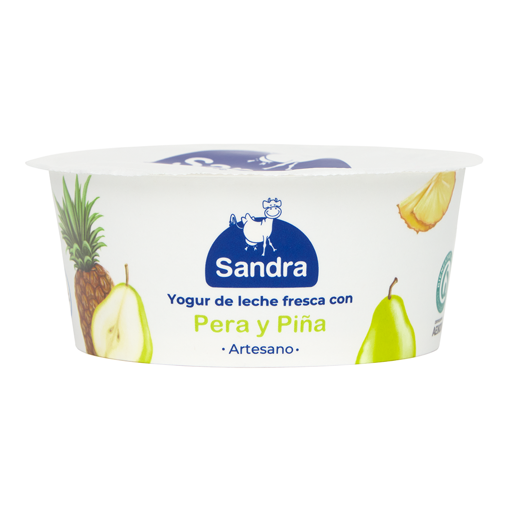 Pack Yogur de Pera y Piña 125g (4 unidades)